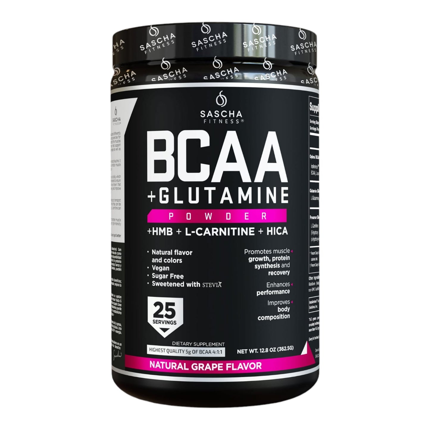 BCAA + GLUTAMINA + HMB + L-CARNITINA 362G