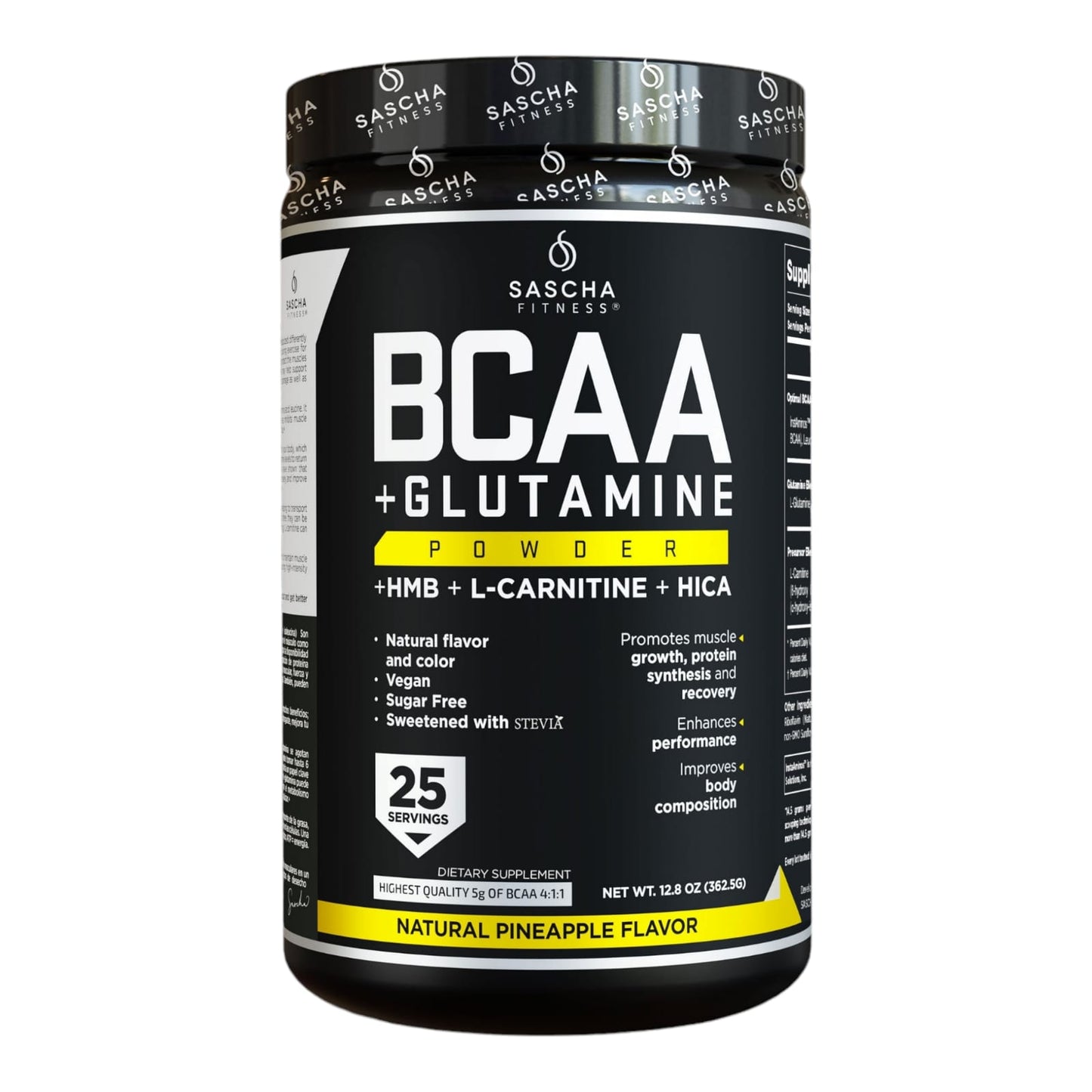 BCAA + GLUTAMINA + HMB + L-CARNITINA 362G