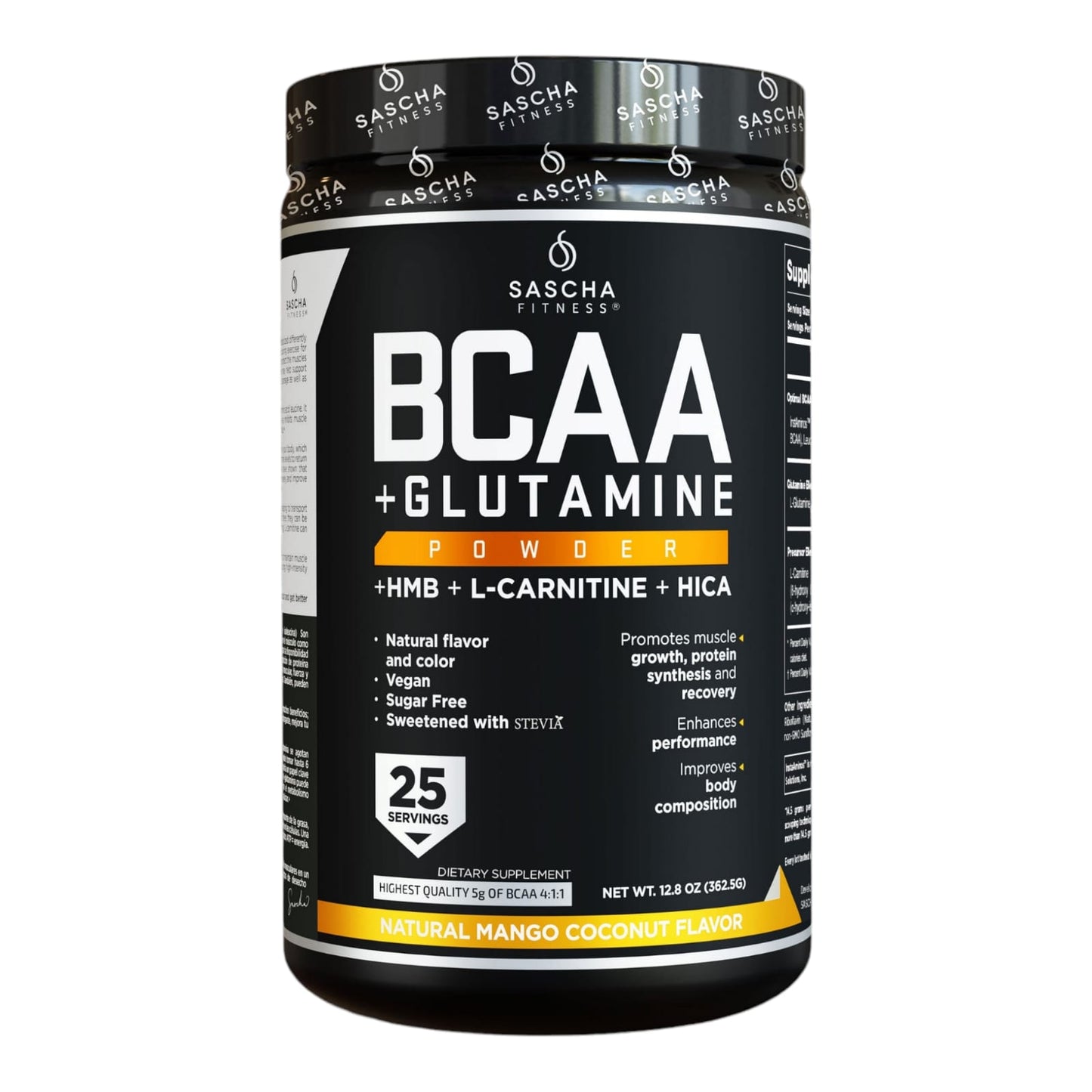 BCAA + GLUTAMINA + HMB + L-CARNITINA 362G