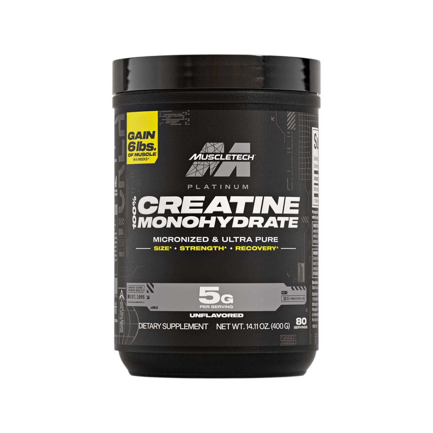 PLATINUM CREATINA 400G 80 SERV