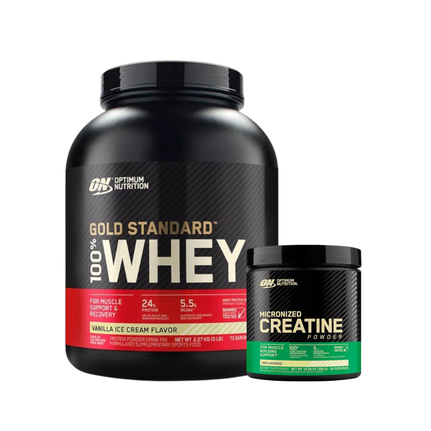 COMBO WHEY GOLD STANDARD 5 LB + CREATINA 300G