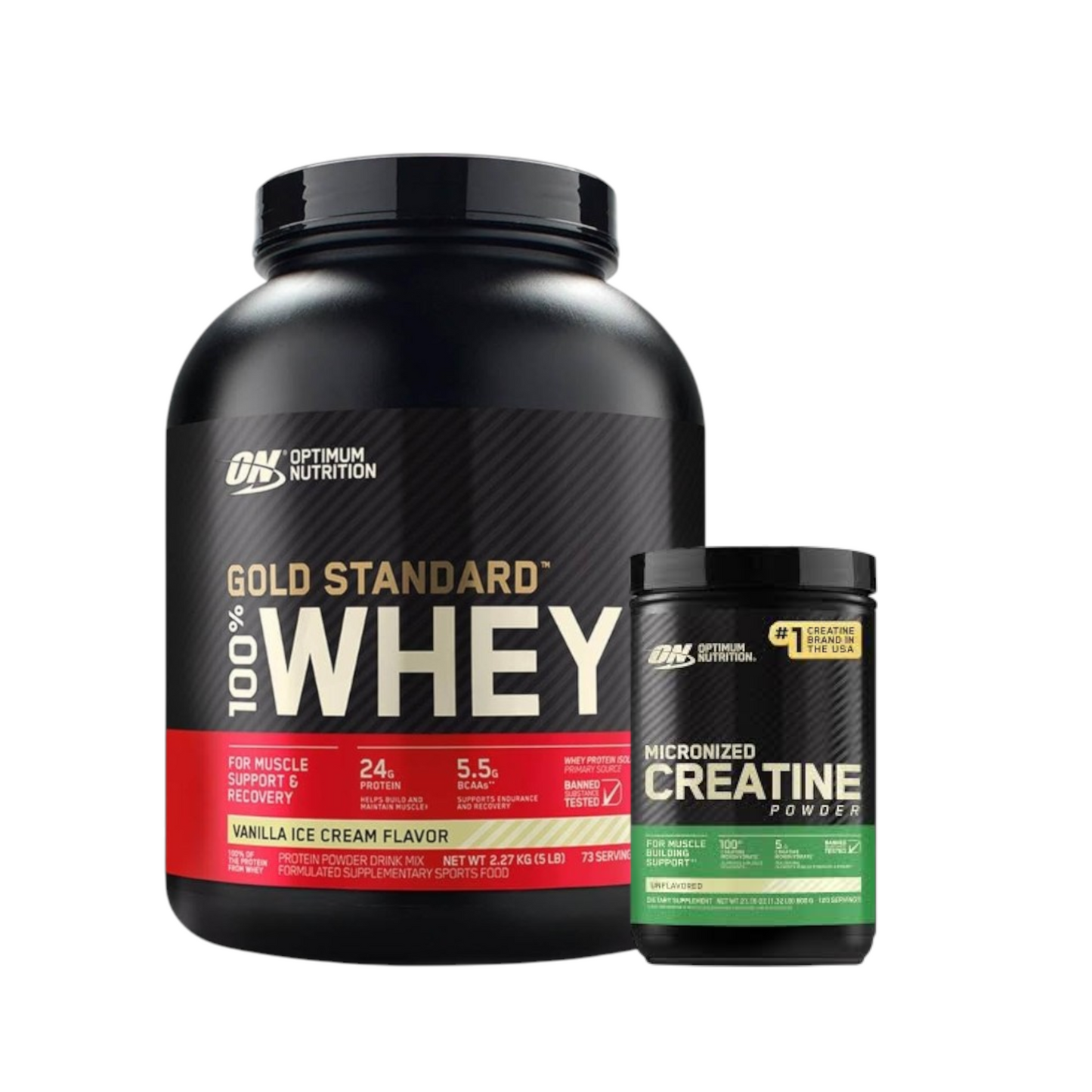 WHEY GOLD STANDARD 5 LB + CREATINA 600G